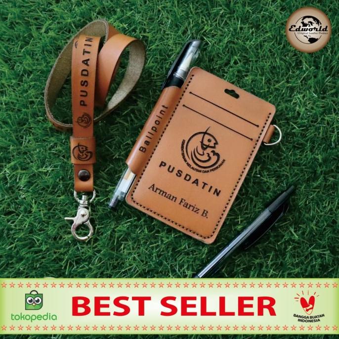 

[[COD]] Id Card Holder Kulit Custom Logo Instansi TERPERCAYA Kode 931