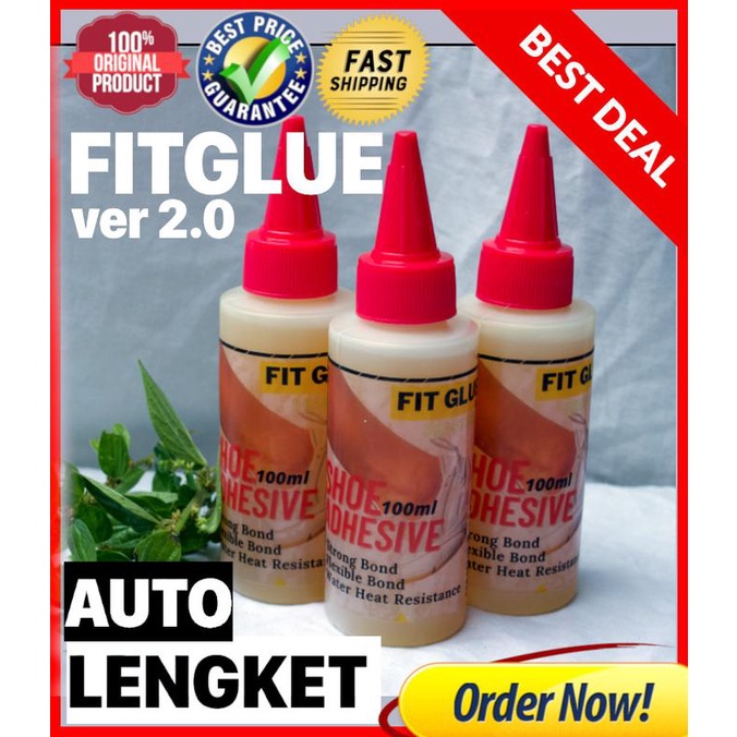 

Lem Sepatu kuning FITGLUE 2.0 Tas Dompet Glue Adhesive 100ml SHOE GLUE