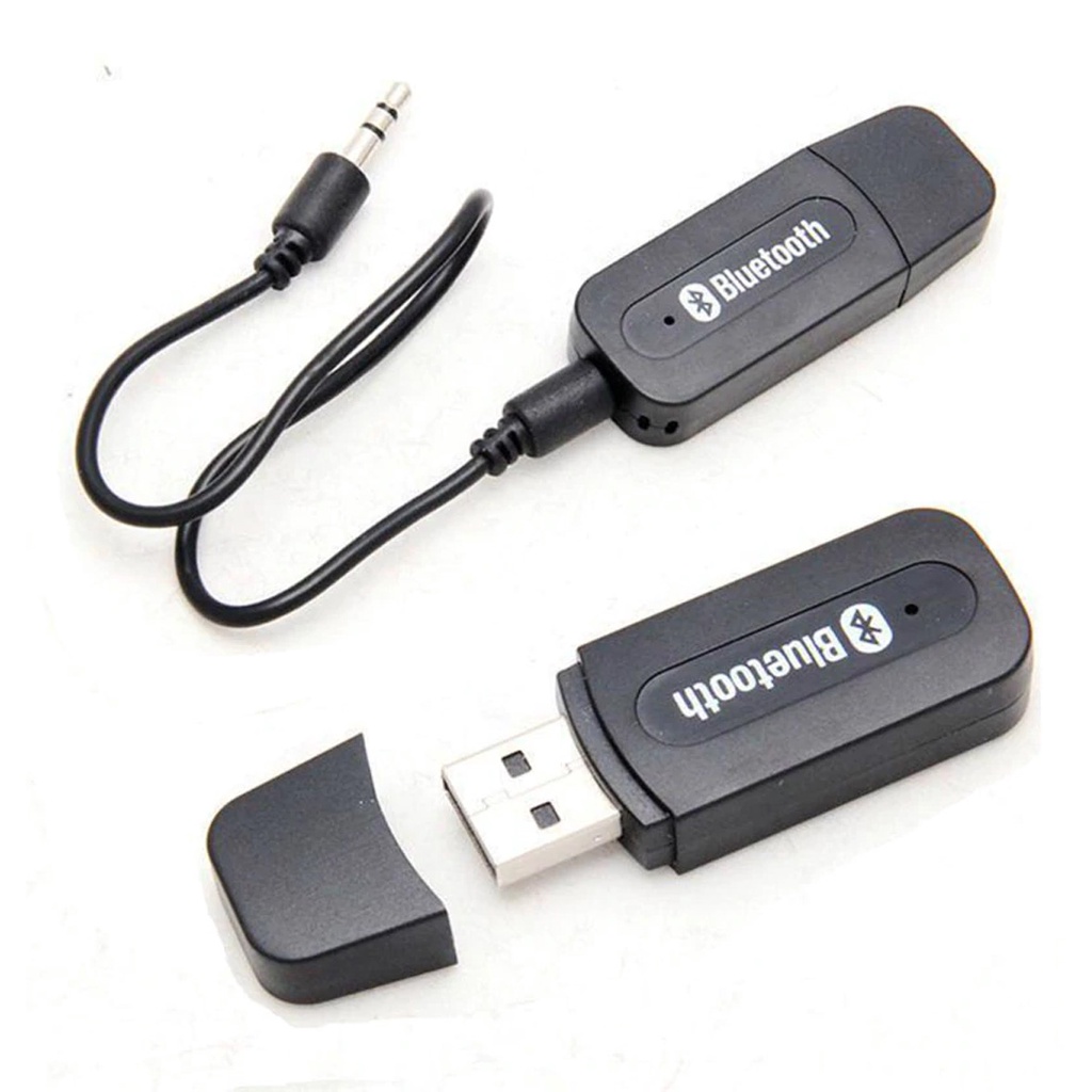 Audio Bluetooth Receiver Kabel Musik Usb Wireless / Audio Bluetooth Kabel Aux Jack Untuk Speaker