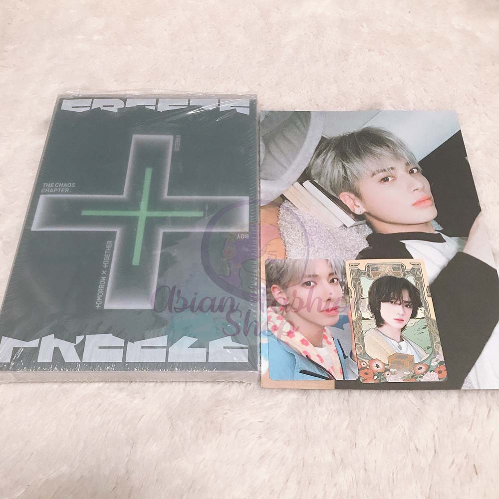 TXT The Chaos Chapter: FREEZE Album UNSEALED TAEHYUN pc+postcard  BEOMGYU os BOY ver