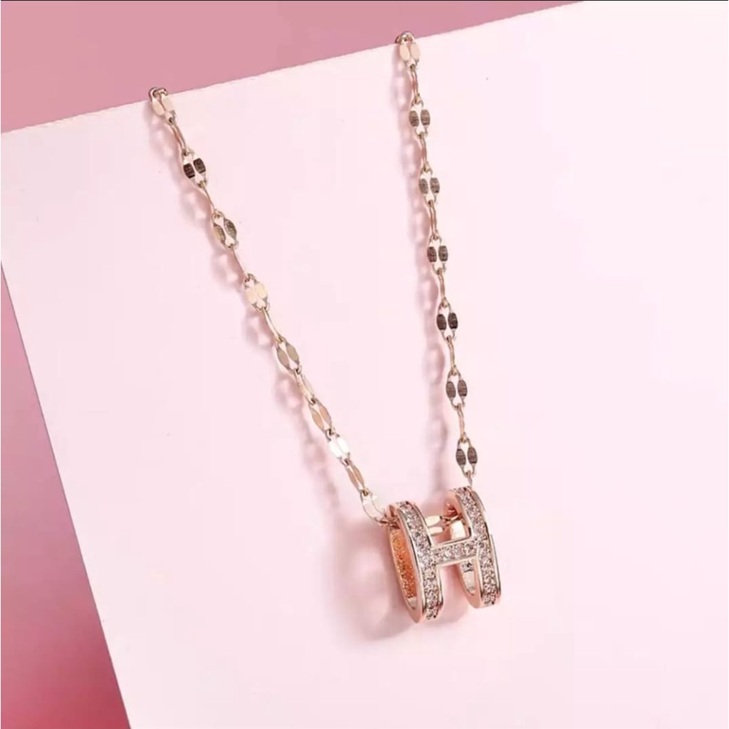 KALUNG TITANIUM WANITA ASLI ORIGINAL FASHION BEST