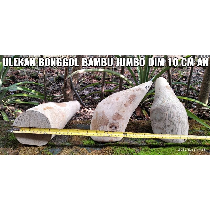 Ulekan bonggol bambu dim 10cm besar