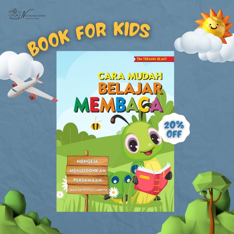 BUKU ANAK: CARA MUDAH BELAJAR MEMBACA - TERANG SEJATI
