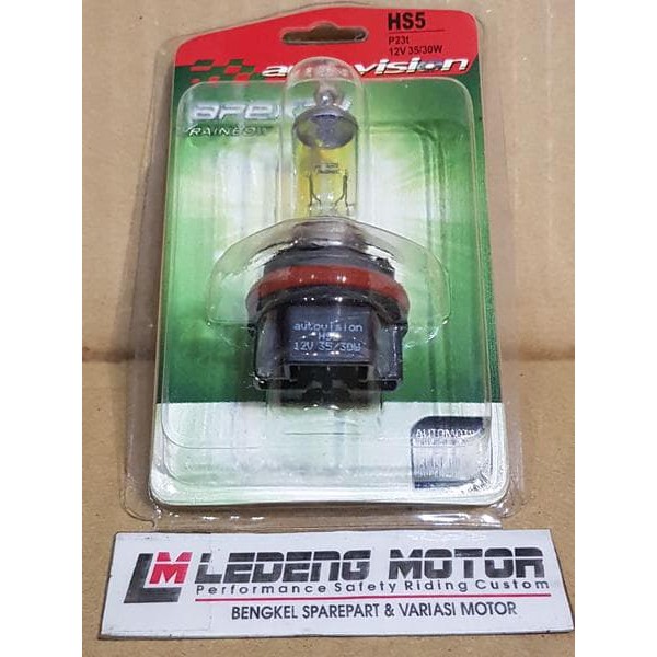 Lihat Detal Bohlam HS5 Autovision Rainbow Pelangi Lampu Motor Honda PCX  Grosir