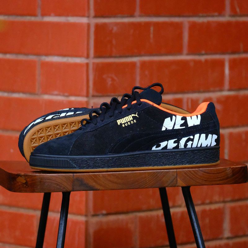 Sepatu puma suede new regime black