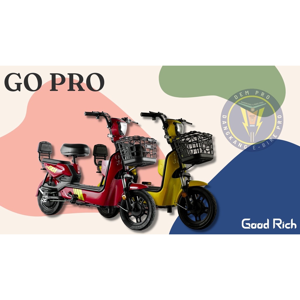 Sepeda Listrik Go Pro by Goodrich Graphene Battery Makassar