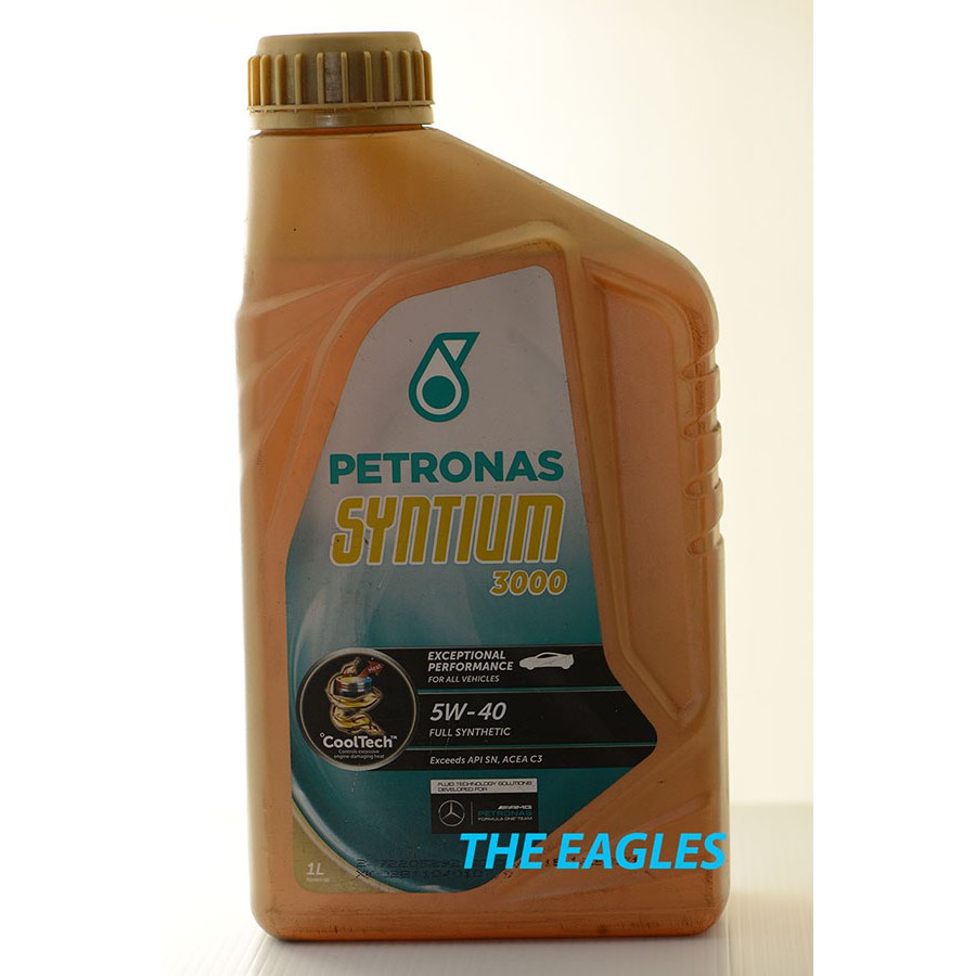 Oli Petronas Syntium 3000 5W40 1Lt oil lubricant lubrikasi minyak pelumas