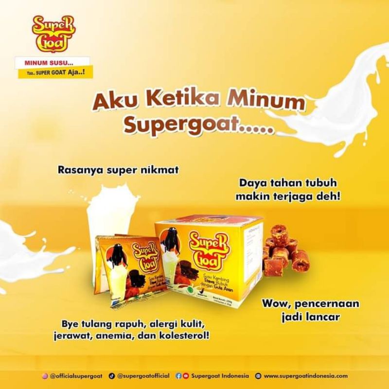 

susu kambing Super goat gula aren