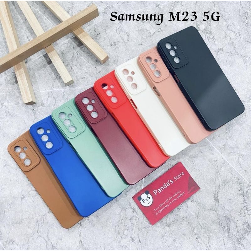 Softcase Pro Camera Samsung M23 5G Candy Case Full Color 3D Silikon TPU