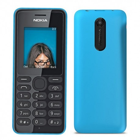 Nokia 108 Dual SIM GSM Hp murah Mobile Phone HP jadul-biru
