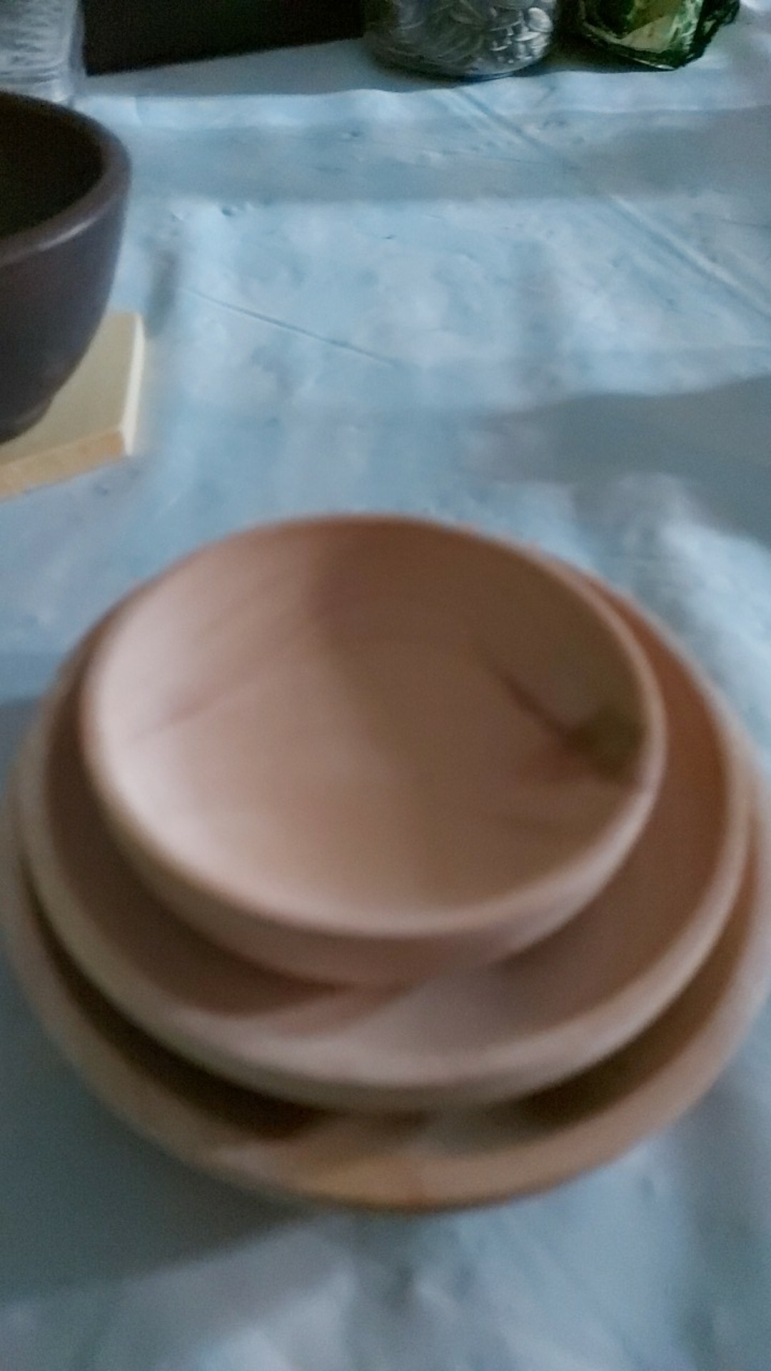 Cobek Kayu / Wadah Sambal / Tempat Sambal /saus /kecap /bumbu Dari Kayu Diameter 8cm, 10cm, 12cm