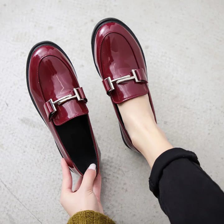 SEPATU WANITA OXFORD / SEPATU DOCMART LOAFERS PREMIUM 002