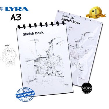 

LYRA Sketchbook A3 / SketchBook Refill A3 / Buku Sketsa Isi 30 Lembar