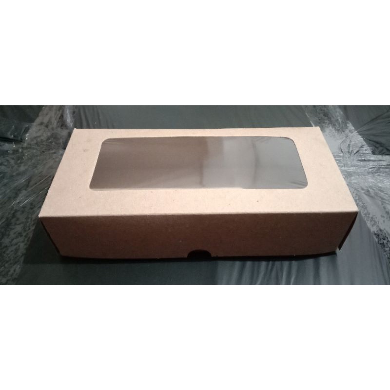 

box Kraft Brownies laminasi 10pcs