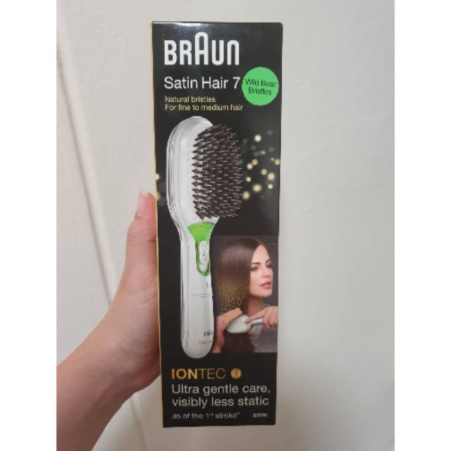 Braun Satin Hair 7 - Pengering Rambut Iontek dengan Teknologi Ion Negatif dan 3 Pengaturan Suhu