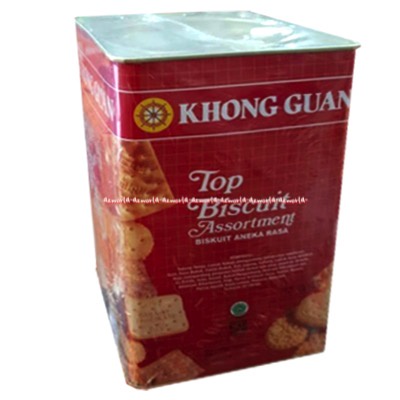 Khong Guan Top Biscuit Assortment Biskuit Aneka Rasa Khongguan 1600gr
