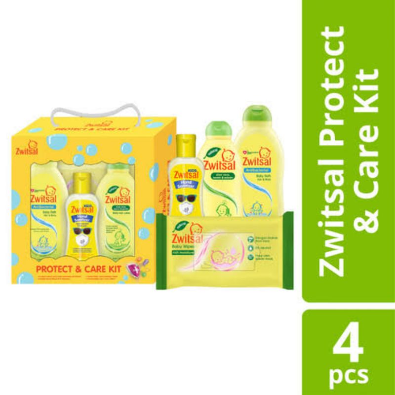 Zwitsal Baby Protect &amp; Care Kit - Zwitsal Antibacterial Gift Box - Hadiah Bayi - Kado Bayi Gift Set - Giftset - Giftbox - Hempers - Gift Pack