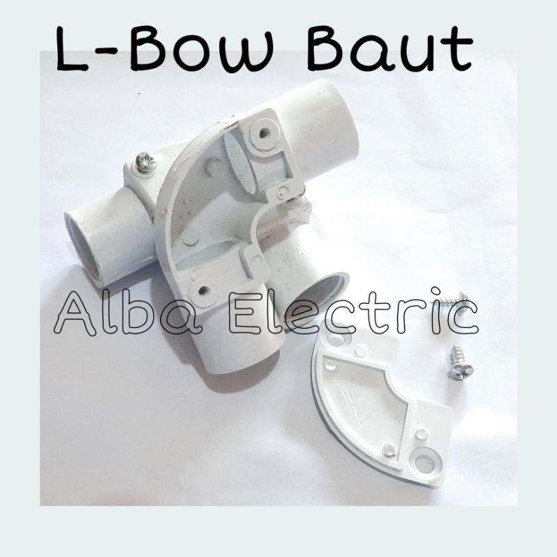 L-Bow Pipa Baut 20mm / L bow baut 20mm / elbow baut 20mm Sambungan Pipa L 20 MM