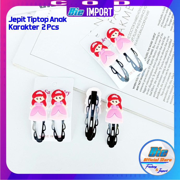 isi 2 Pcs Jepit Rambut Anak Queen Impor Best Seller