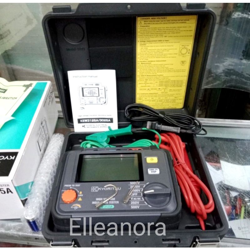 High Voltage Insulation Tester Digital Kyoritsu 3125A Original