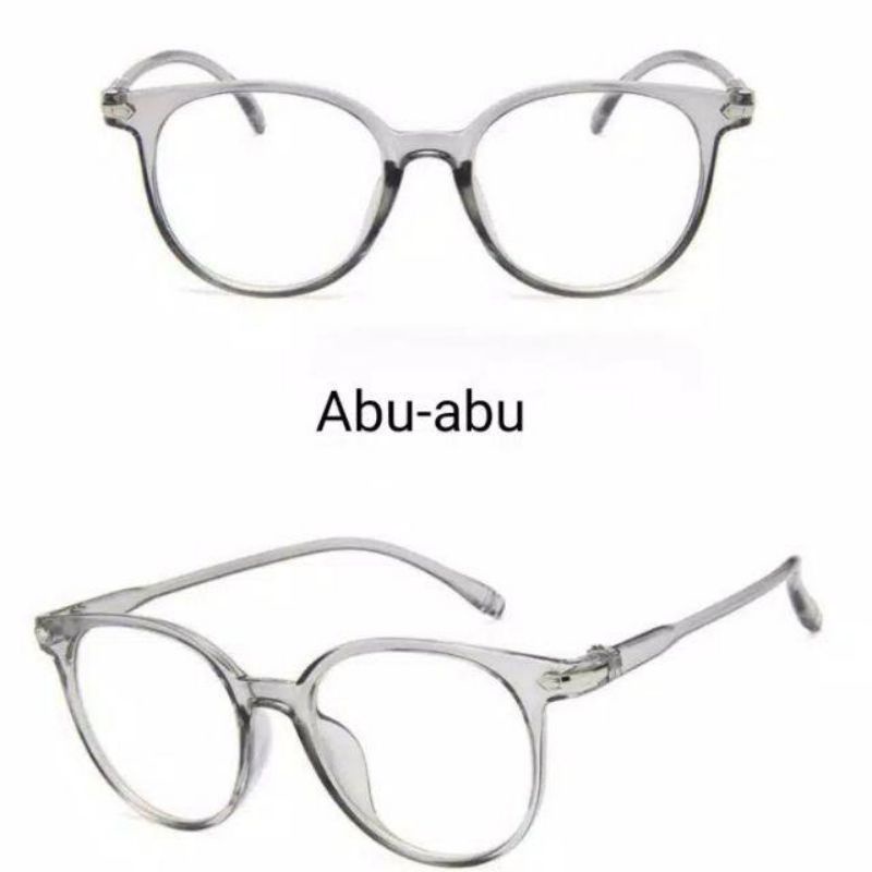 Kaca mata anti radiasi frame warna hitam-5