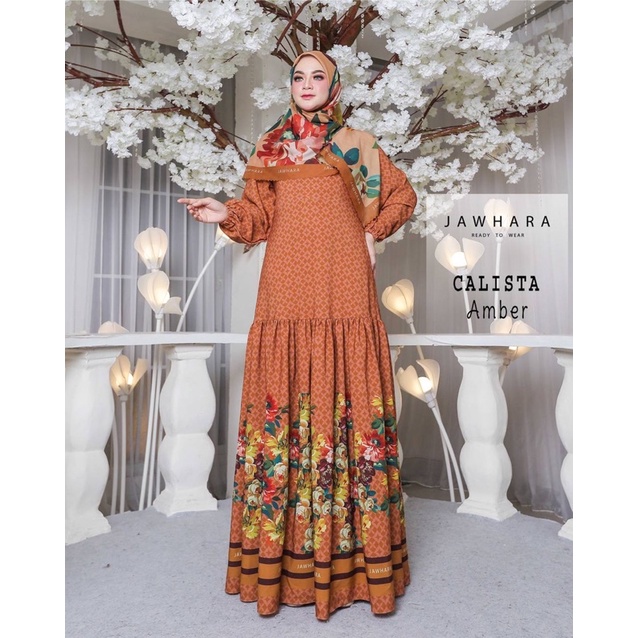 CALISTA & AUBREY Series by Jawhara (Versi Scraf Voal) | Jawhara Syari | Jawhara Ready To Wear | Set 