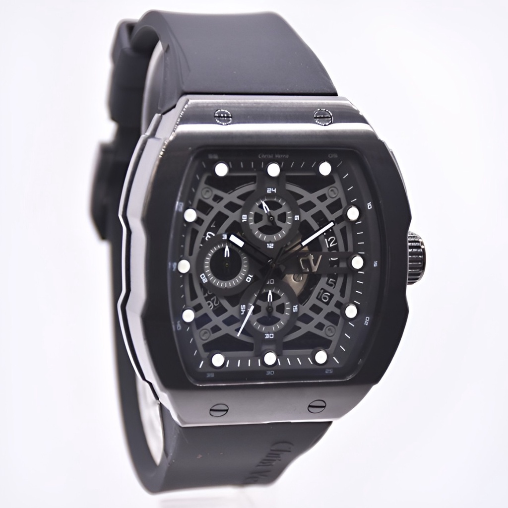 Jam Tangan Pria Christ Verra CV C 11111G-36- BLK Original