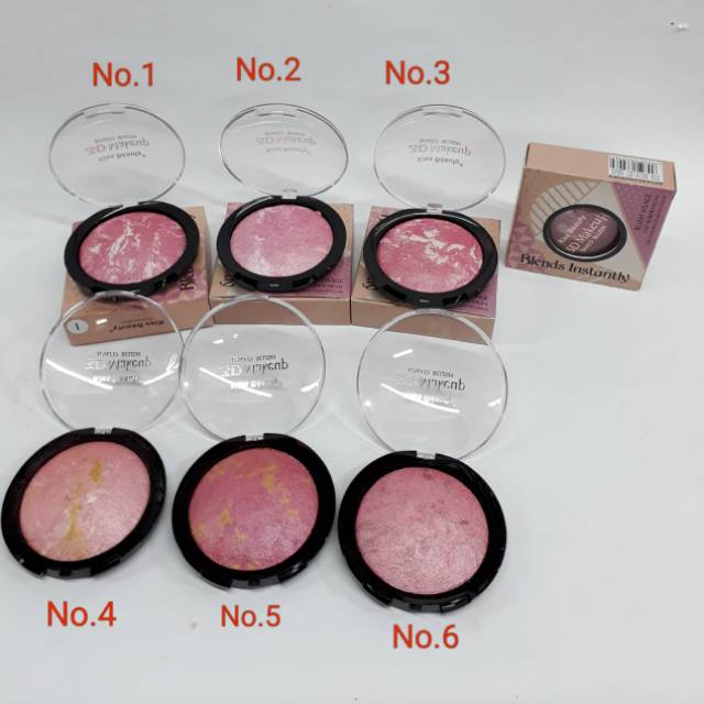 BLUSH ON 3D BLEND INSTANTLY / 6.SERI BAKED BLUSH