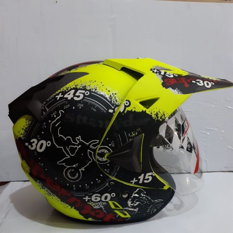 helm semi cross jpr supermoto