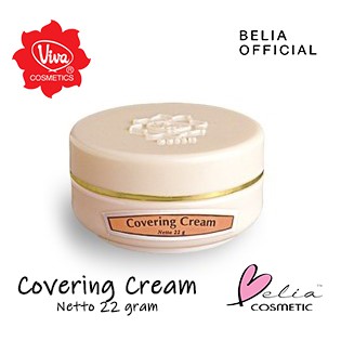 BELIA Viva Covering Cream Alas Bedak warna Natural Olive BELIA Viva Covering Cream Alas Bedak warna Natural Olive