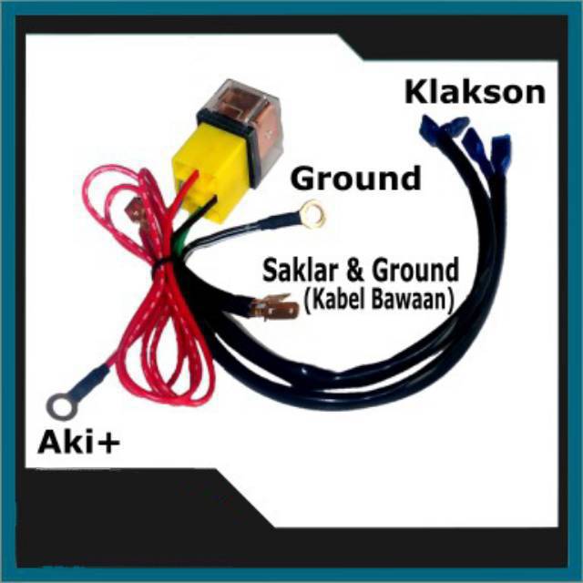 # kabel klakson soket klakson keong soket klakson motor double kabel klakson + riley