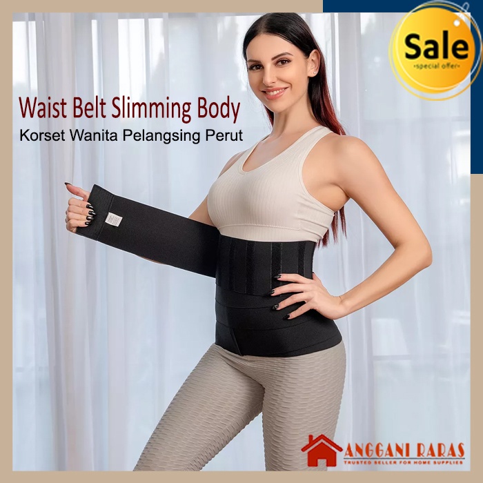 Stagen Corset Belt Pelangsing Perut Korset Melahirkan Setelah Cesar Women Waist Belt Slimming Body Shaper