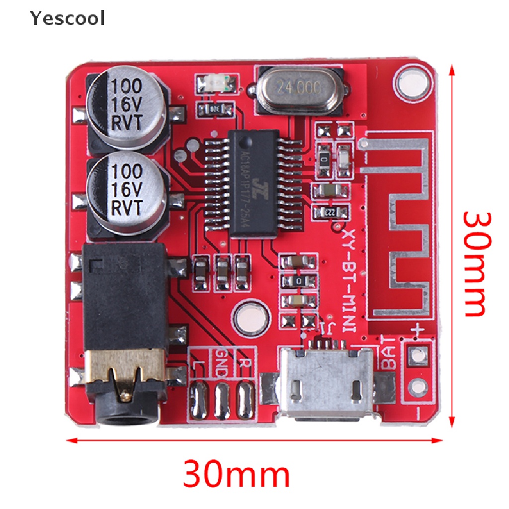 Yescool Modul decoder mp3 Player wireless bluetooth 3.7-5v Support Kartu tf