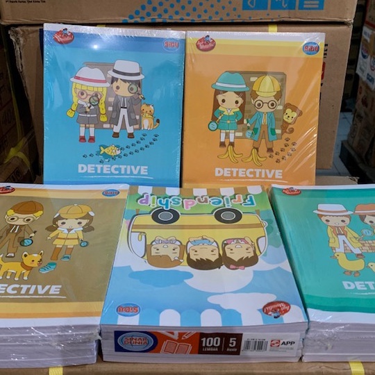 

BUKU TULIS isi 100 (5 pcs) SINAR DUNIA