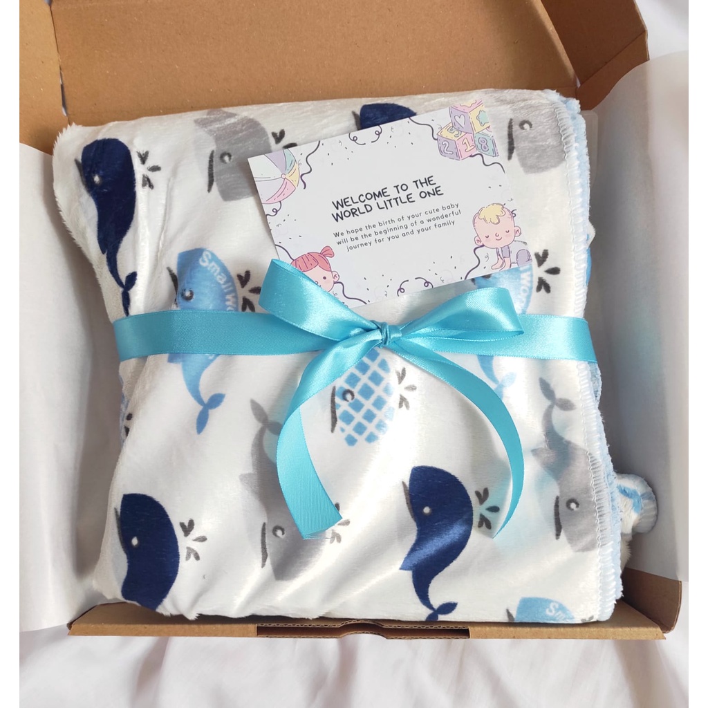 Hampers Parcel Paket Gift Set Kado Hadiah Newborn Baby Bayi Lahiran Box Selimut Bayi