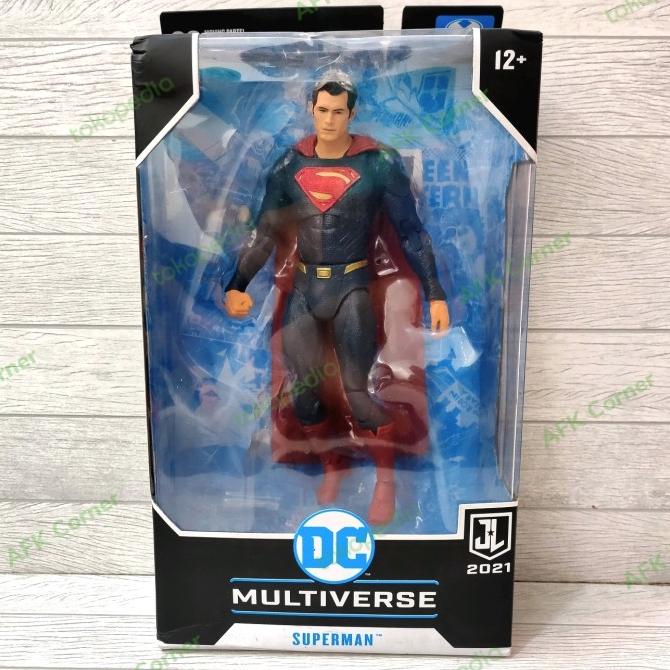 PROMO TERBATAS Mcfarlane Superman Blue Suit DC Multiverse Justice League Henry Cavill TERLARIS