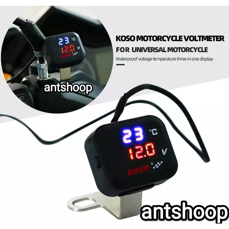 VOLTMETER 3IN1 VOLTMETER KOTAK BREKET SPION PLUS UBS CASAN HP