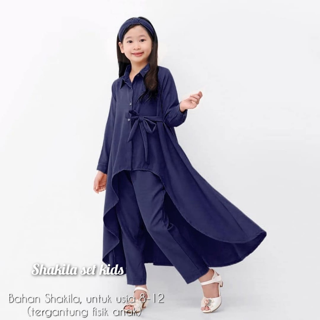 SHAKILA SET KIDS/SETELAN BAJU ANAK KEKINIAN/SETELAN BAJU ANAK CEWEK/SETELAN BAJU ANAK TRENDY