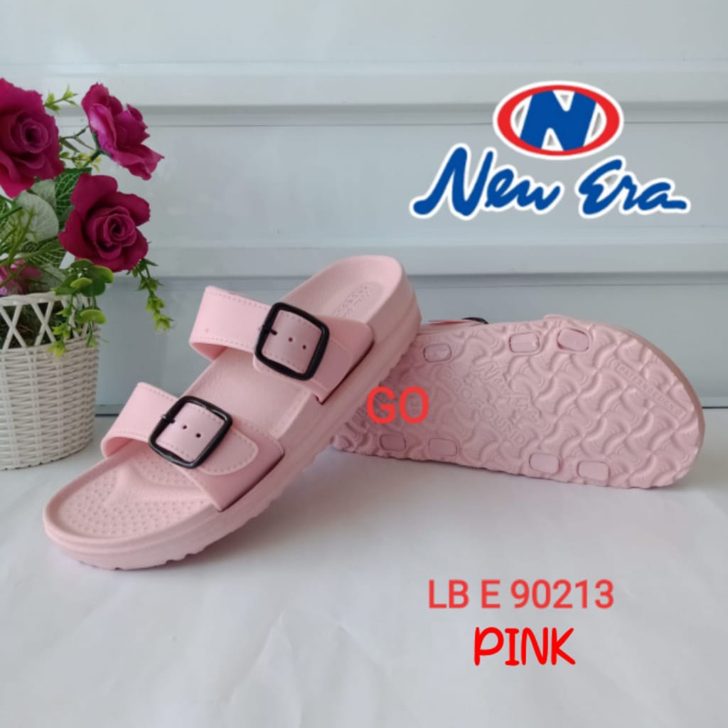 BB NEW ERA LB E 90213 Sandal Karet Wanita Terbaru Sendal Karet Selop Ban Dua