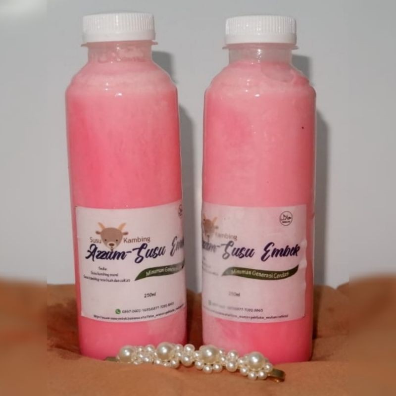 

Azzam Susu Embek Strawberry 250ml (Susu Kambing etawa Strawberry 250ml)