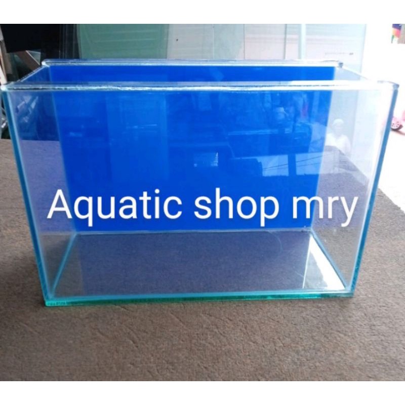 Aquarium 40x30x30 background biru