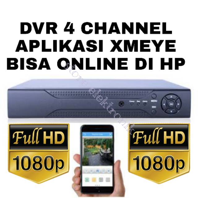 Paket Cctv Samsung 2 Channel FULL HD 2MP 1080P Dvr 4 Channel HDD 500GB