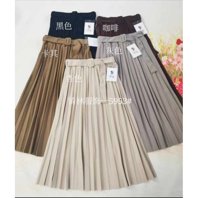 rok prisket import BKK | rok HITAM | rok import | rok midi | rok 7/9