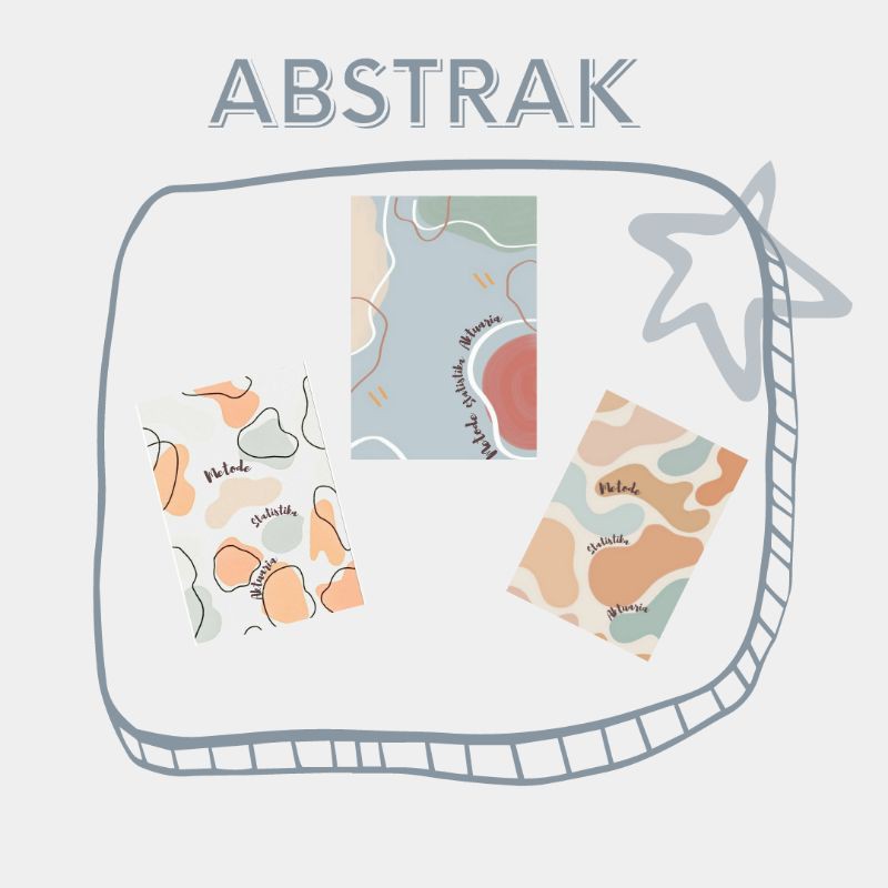 

Pembatas Binder Divider abstrack ANTI AIR custom, free sticker