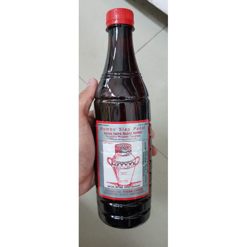 

KHIAN KHOEN Saos Tape Siau Hing cap Guci 600ml