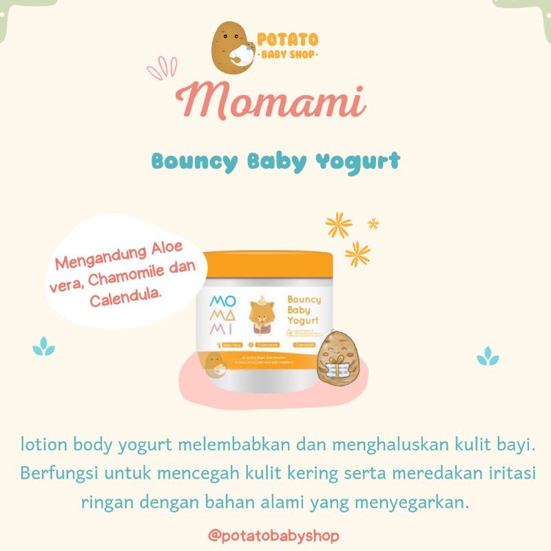 Momami Bouncy Baby Yogurt - Lotion Bayi