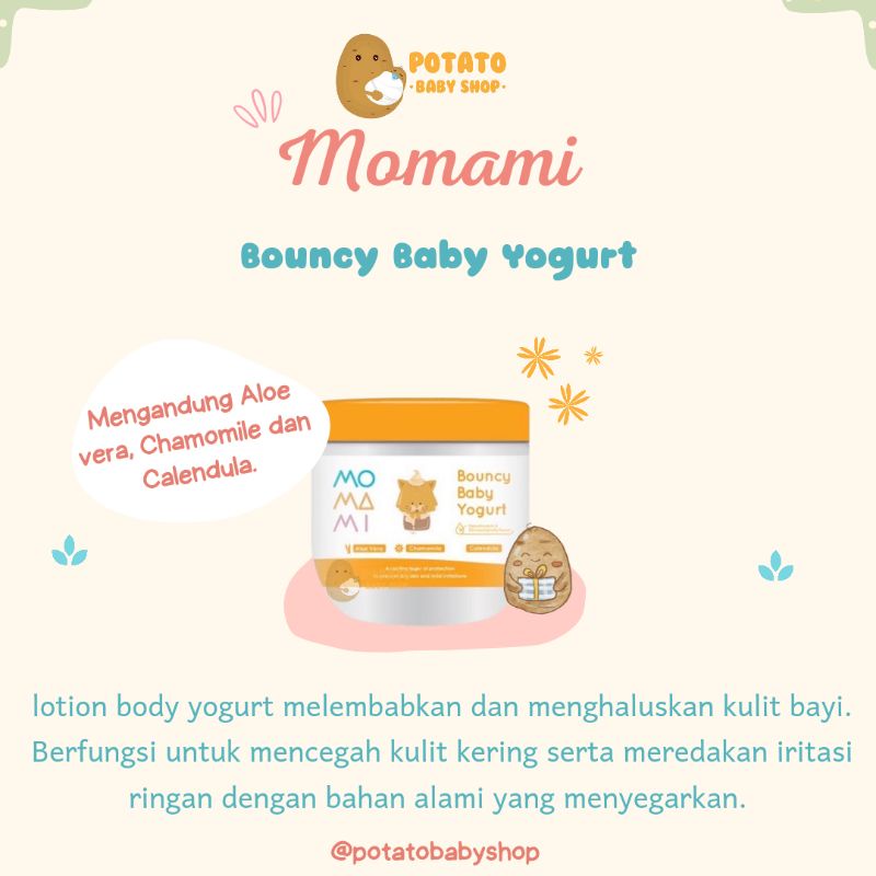 Momami Bouncy Baby Yogurt - Lotion Bayi