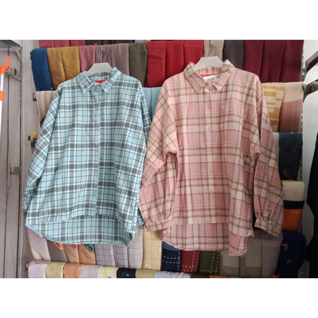DAUKY NEW ARRIVAL ATASAN TUNIK KEMEJA MOTIF MURAH - M TUNIC RANDYRA