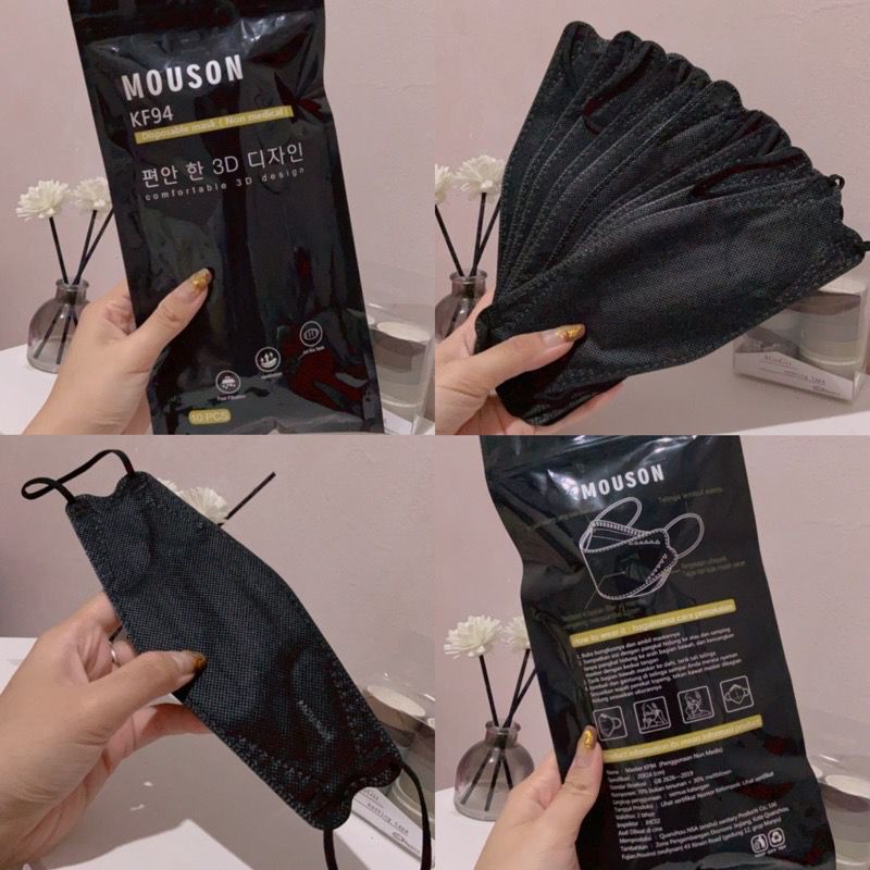 OS KF94 MAsker 10 PCS Masker Korea 4PLY Masker EVO 4D Premium