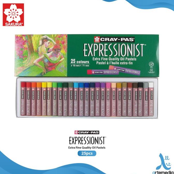 

Oil Pastel Sakura Cray-Pas Expressionist Set 25 Color Oil Crayon